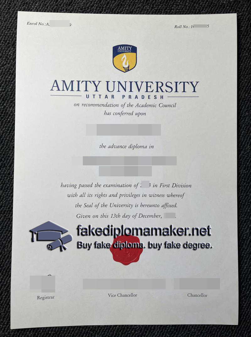 Amity University diploma