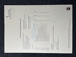 Aston Business School transcript copy