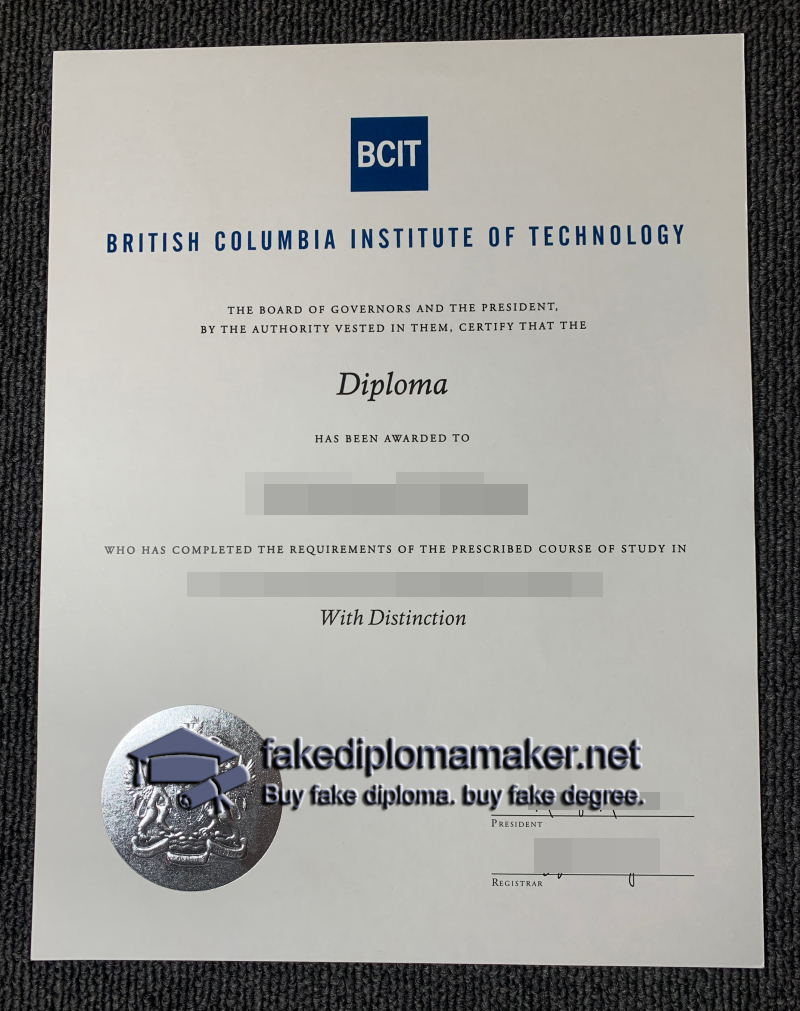 BCIT diploma