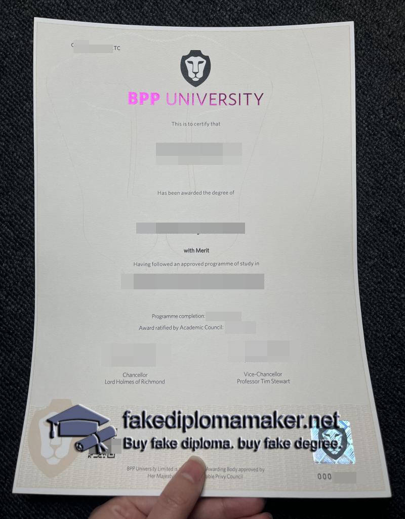 BPP university diploma