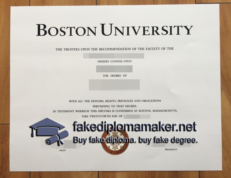 Boston University degree