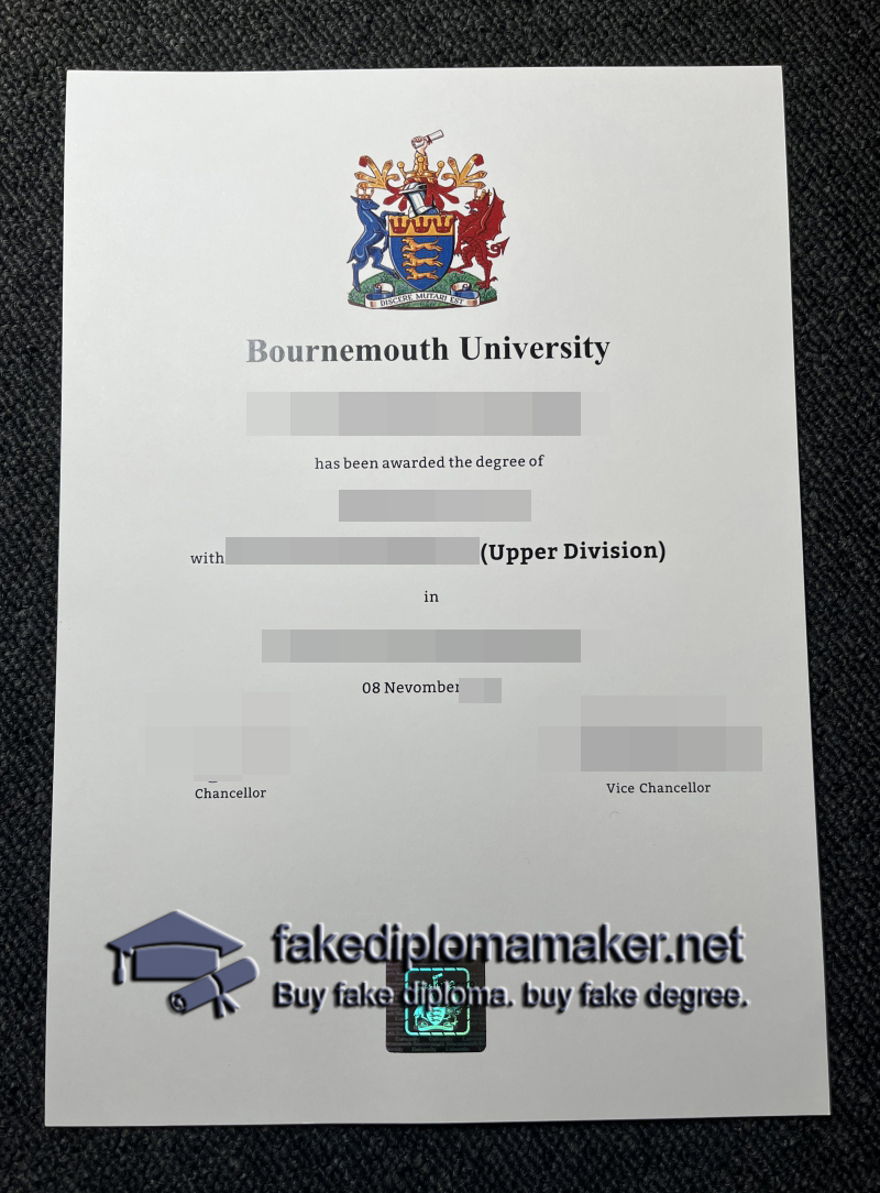 Bournemouth University diploma