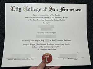 CCSF diploma copy