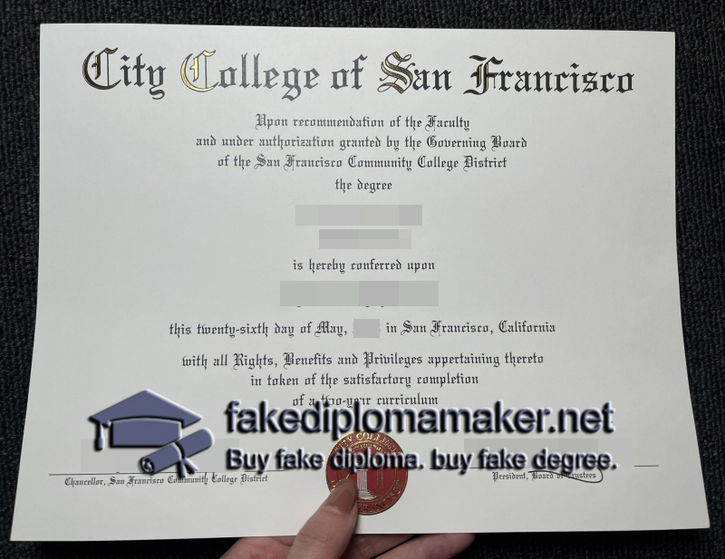 CCSF diploma