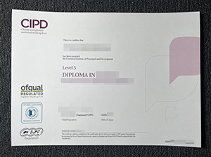 CIPD certificate copy