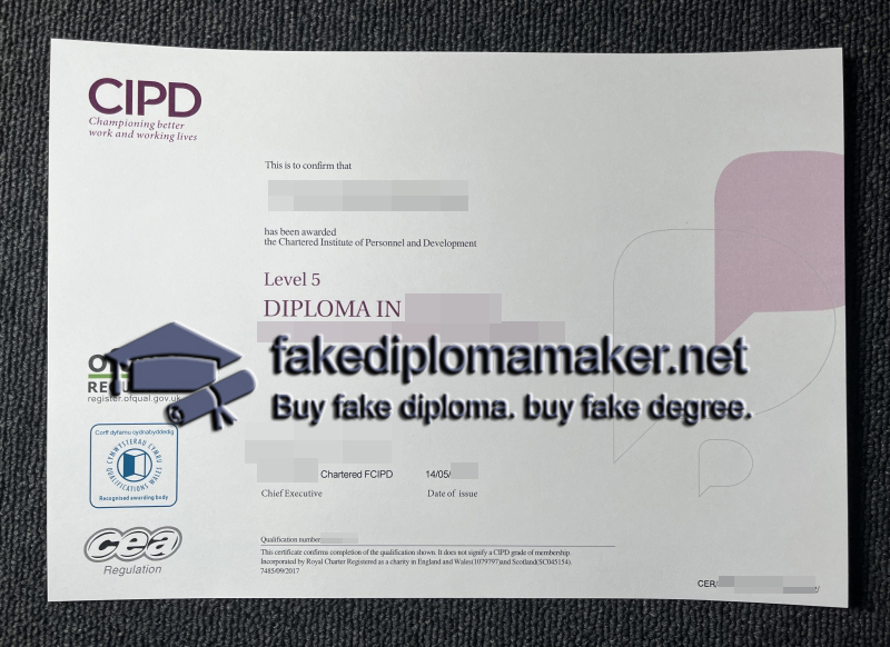 CIPD certificate