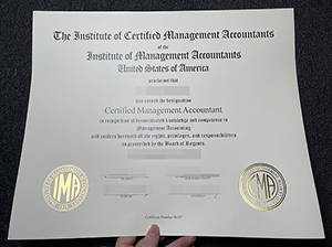 CMA certificate copy