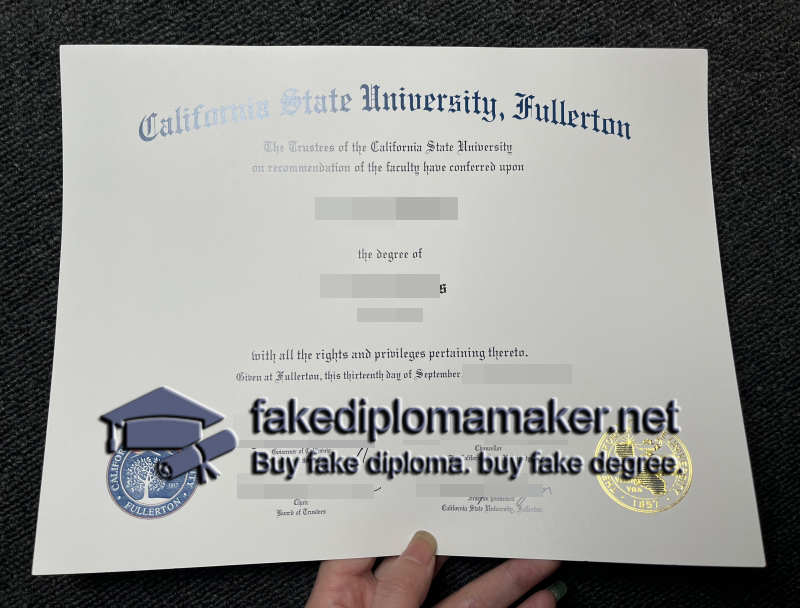 CSUF diploma