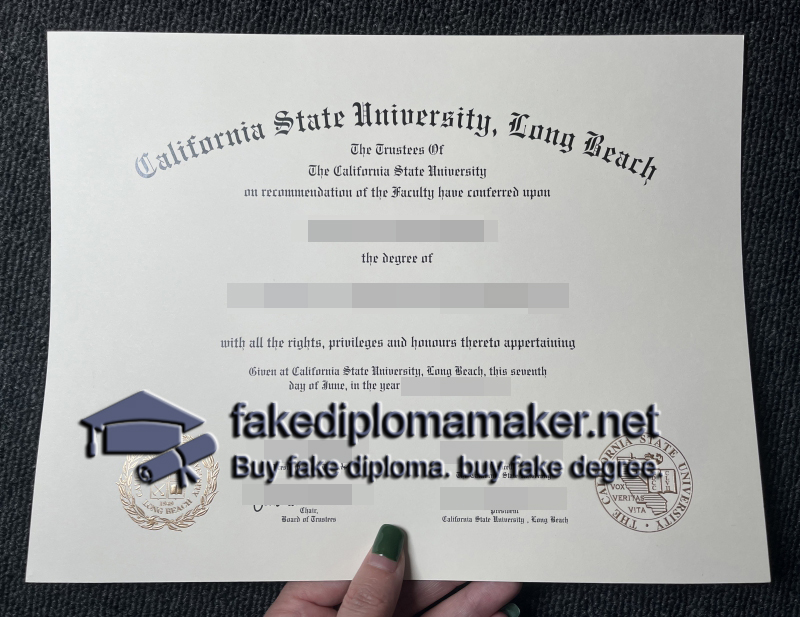 CSULB diploma