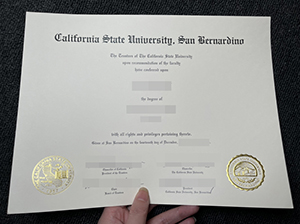 CSUSB degree copy