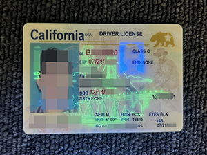 California ID copy