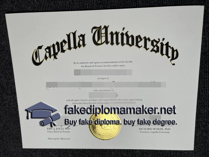 Capella University diploma