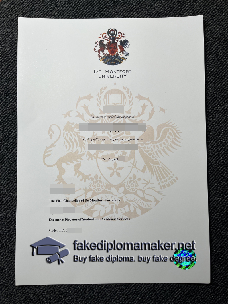 De Montfort University diploma