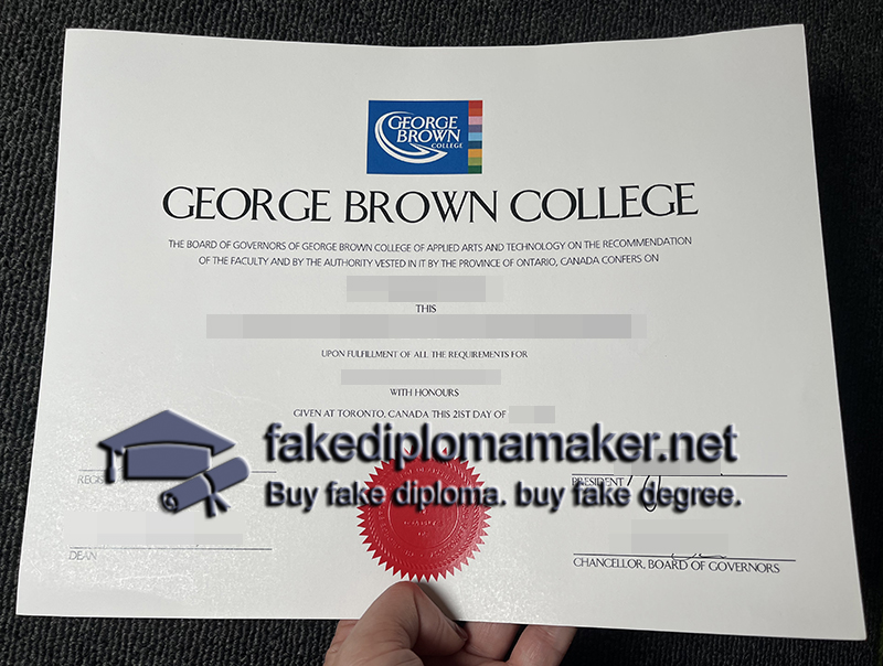 George Brown College degree