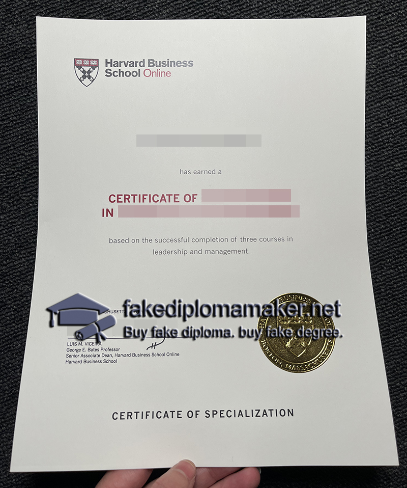 HBS Online Certificate