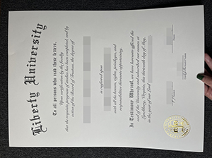 Liberty University diploma copy