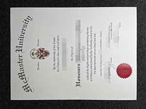 McMaster University diploma copy