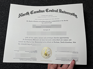 NCCU degree copy