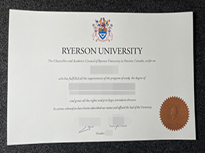 Ryerson University diploma copy