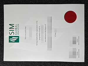 SIM GE diploma copy