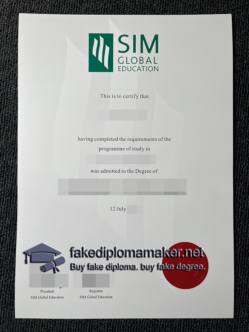 SIM GE diploma