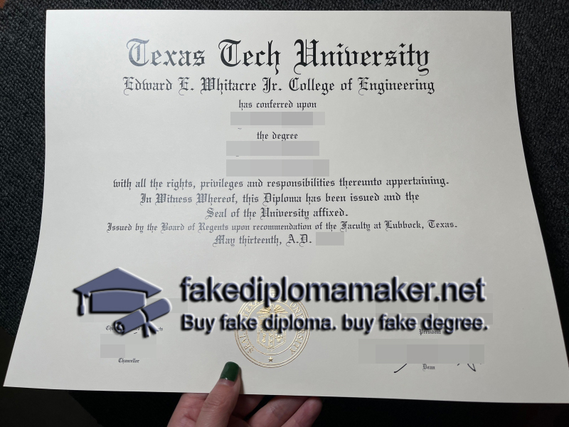 Texas Tech University degree