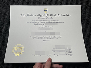 UBC degree copy