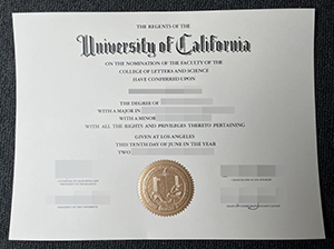 UCLA diploma copy