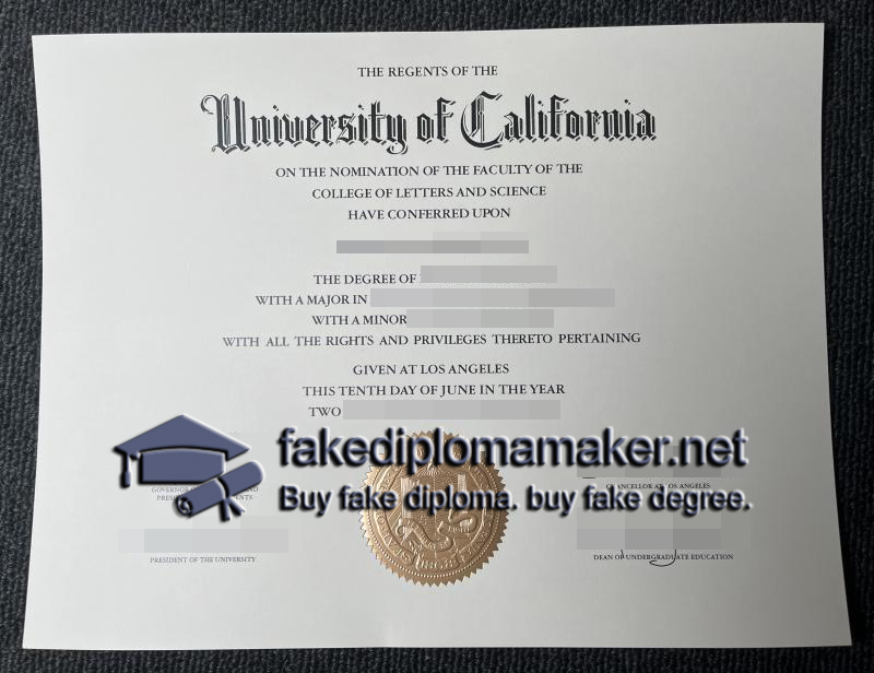 UCLA diploma