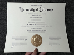 UCSC diploma copy