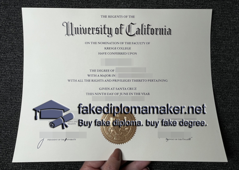 UCSC diploma