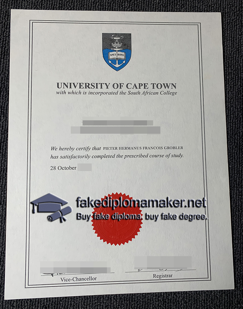 UCT diploma