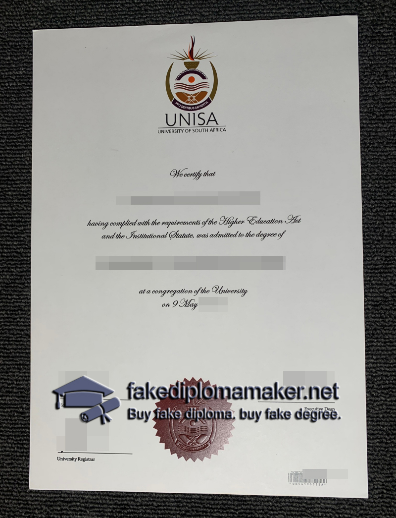 UNISA diploma