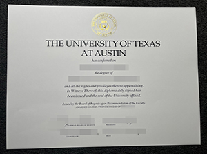 UT Austin degree copy