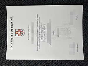 University of Bristol diploma copy