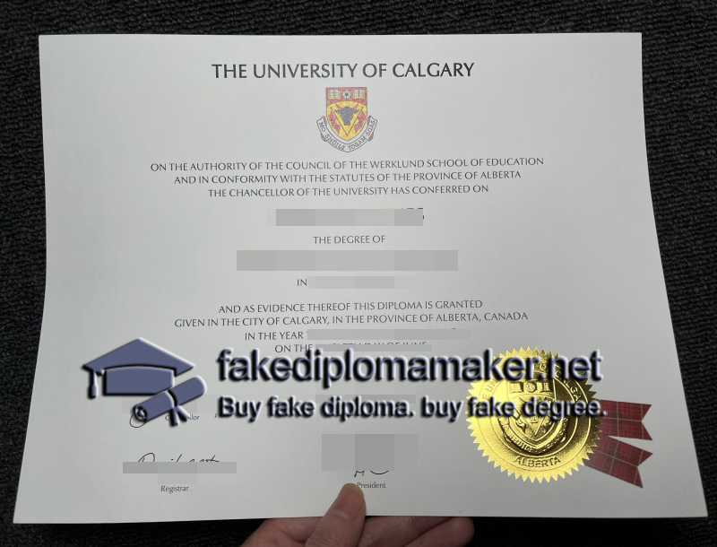 University of Calgary diploma