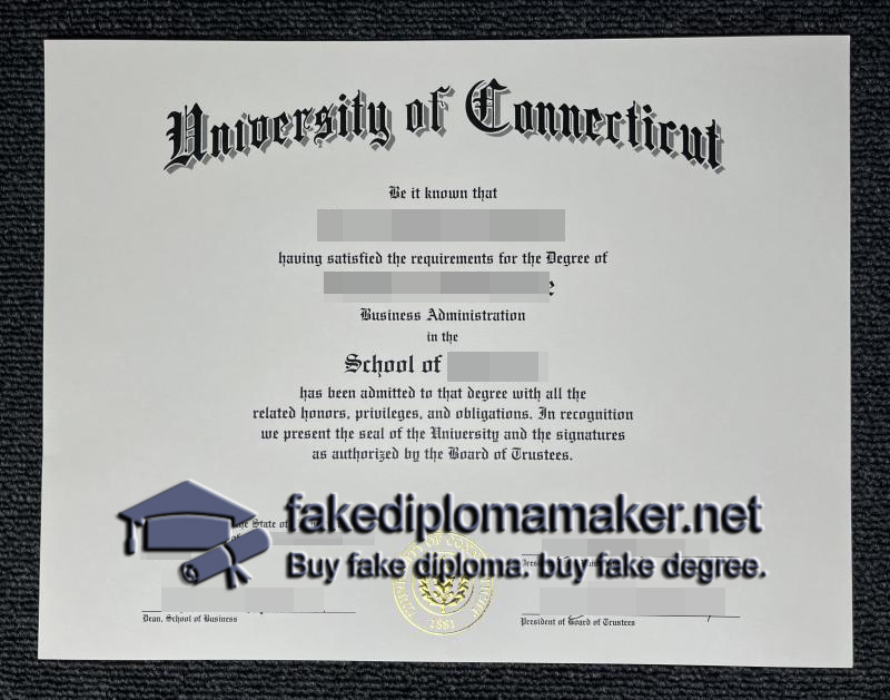 University of Connecticut degree