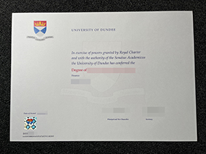 University of Dundee degree copy