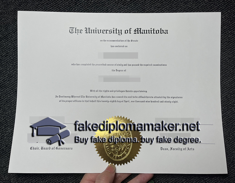 University of Manitoba degree