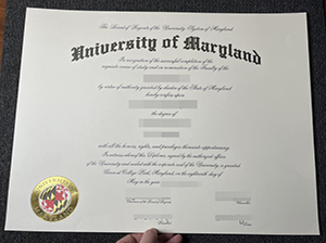 University of Maryland diploma copy