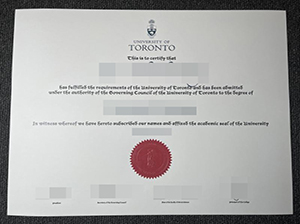 University of Toronto degree copy