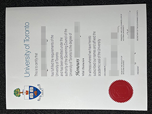 University of Toronto diploma copy