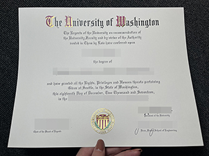 University of Washington diploma copy