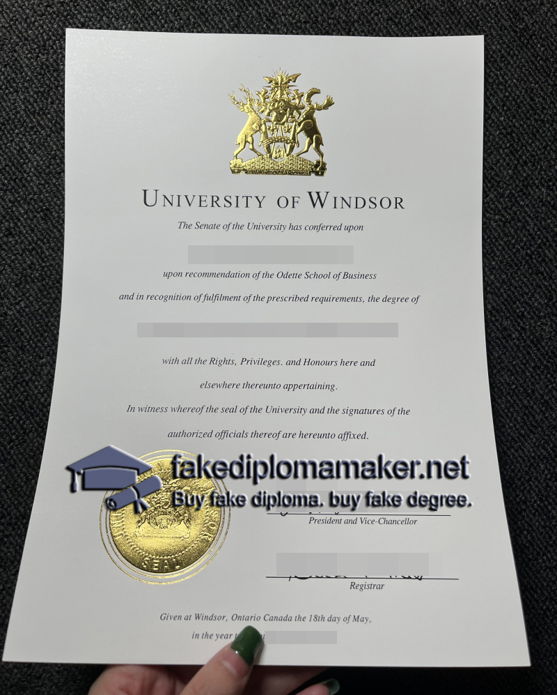 University of Windsor degree