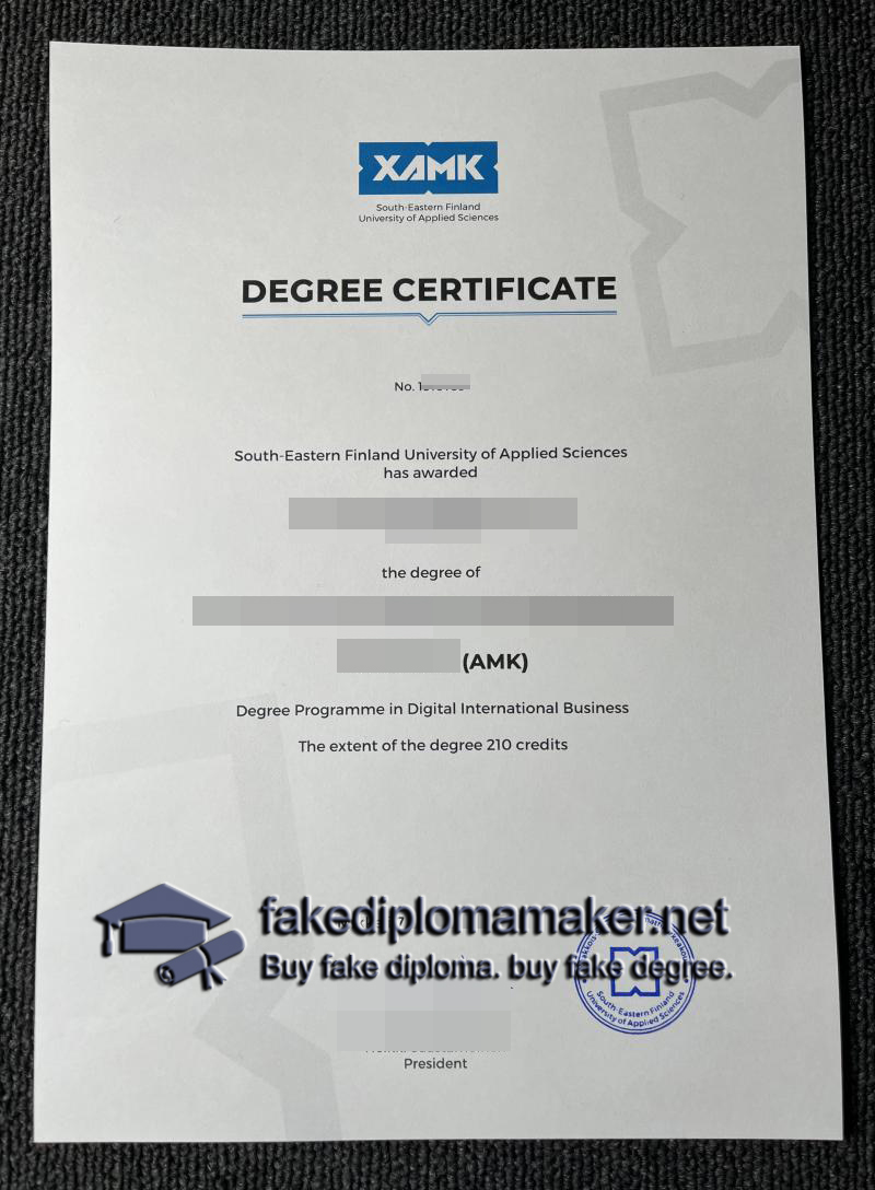 XAMK degree