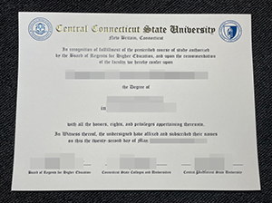 CCSU degree copy