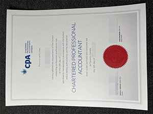 Canada CPA Certificate copy