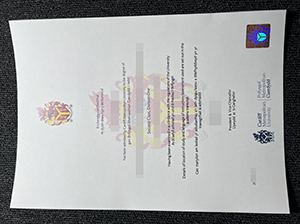 Cardiff Metropolitan University diploma copy