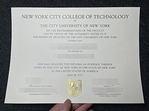 City Tech degree copy