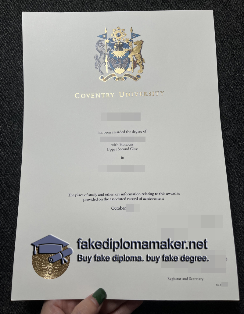 Coventry University diploma